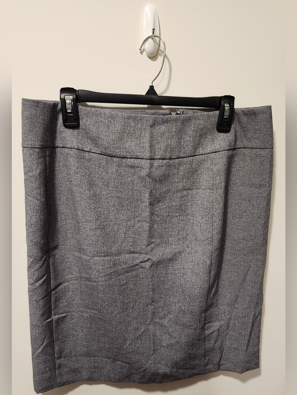 Apt. 9 Charcoal Textured Pencil Skirt